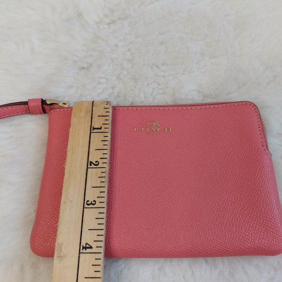 Coach 58032 Women's Pink Leather Mini Bag/Wristlet - Picture 9 of 9
